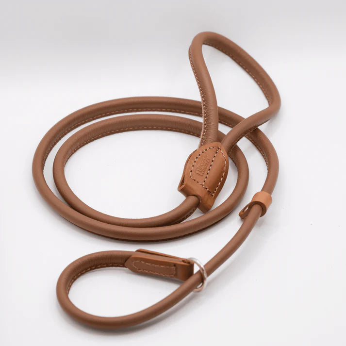 Rolled Leather Slip Lead