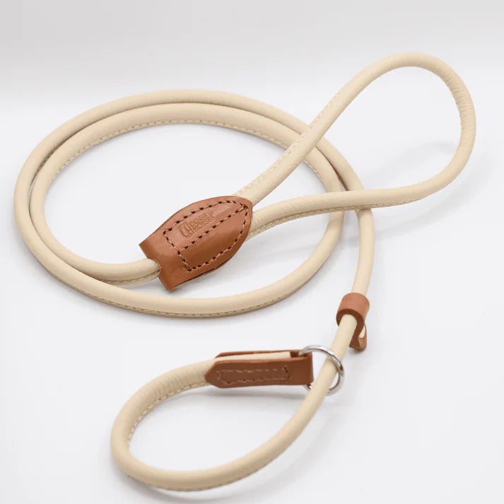 Rolled Leather Slip Lead