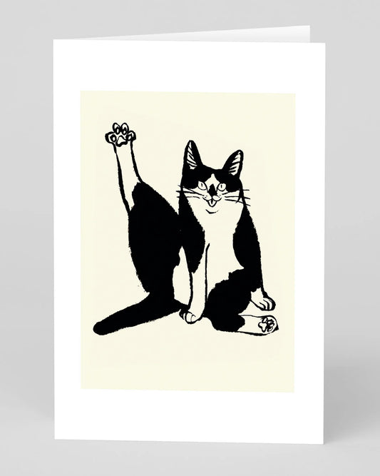 Cat Pose Card