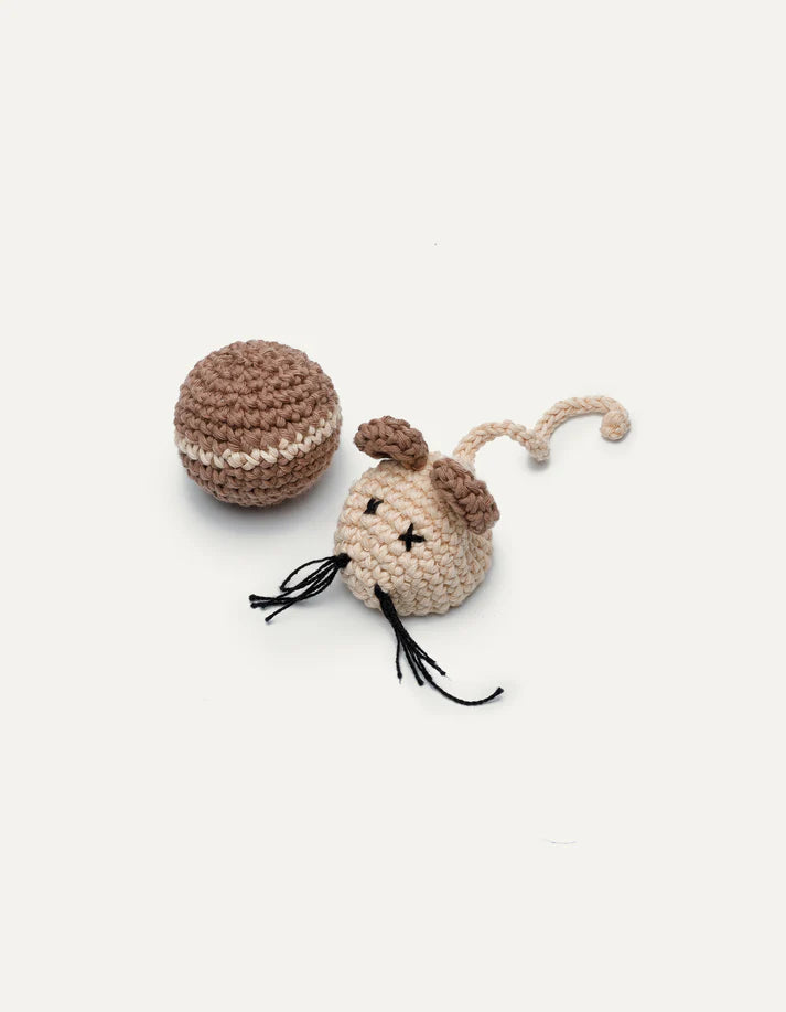 Crochet Cat Toy Set